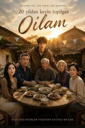 20 yildan keyin topilgan oilam (uzbek tilida drama) 1-2-3-4-5-10-20-30-40-50-70-80-90 Qism Koreya seriali Barcha qismlar 2026 HD skachat