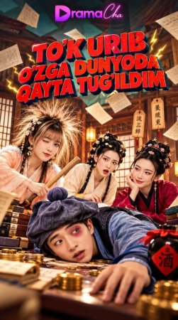 To'k urib o'zga dunyoda Qayta tug'ildim (uzbek tilida drama) 1-2-3-4-5-10-20-30-40-50-70-80-90 Qism Koreya seriali Barcha qismlar 2026 HD skachat